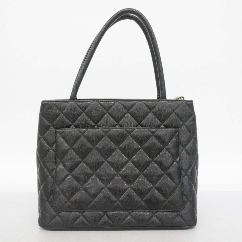 CHANEL Black Caviar Leather Reissue Tote Bag - Picture 12 of 13